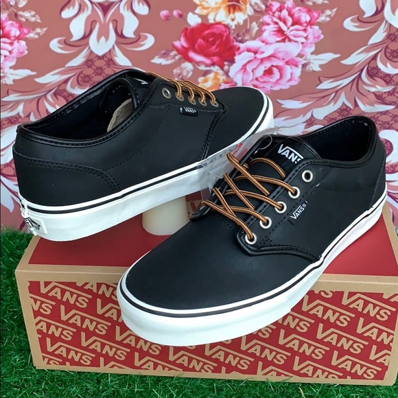 VANS MEN’S ATWOOD LEATHER BLACK/MARSHMALLOW
(Leather)Bick/Mrshmllow
VN0A327L68X - Picture 5 of 16